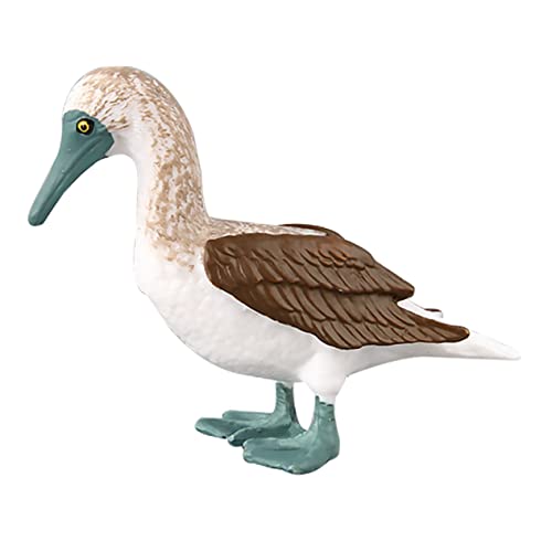 Kisangel Simulation Vogel Modell Künstliches Tiermodell Weiß für Mädchen als Dekoration und Lernspielzeug von Kisangel