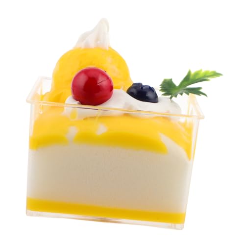 Kisangel Simulationskuchen Künstlicher Minikuchen Gefälschte Kuchen Mini Dessert Lebensmittelmodell Kuchen Gefälschtes Dessert Realistische Kuchen Zur Präsentation Kuchen Requisiten von Kisangel