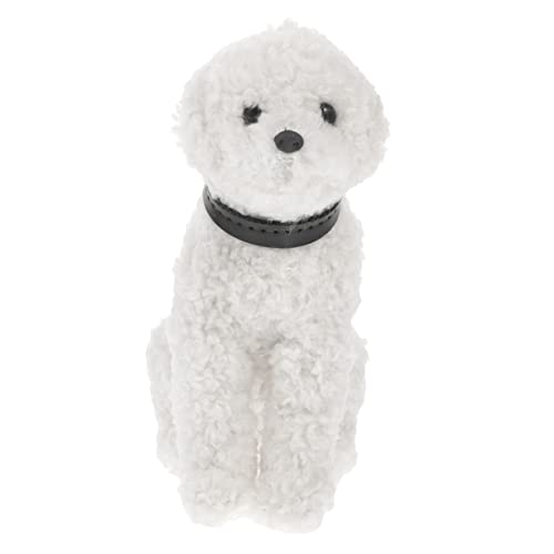 Kisangel Simulierte -Hund -Ornamente Hundschmuck Plastik Weiß Kisangel Simulierte -Hund -Ornamente Hundschmuck Plastik Weiß von Kisangel