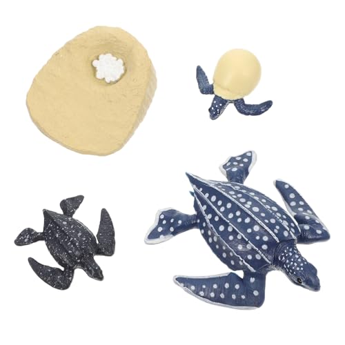 Kisangel Simulierte Lederschildkröte Modell Lebenszyklus Lernspielzeug für Montessori Tierfiguren zur Kognitiven und Frühkindlichen Bildung von Kisangel
