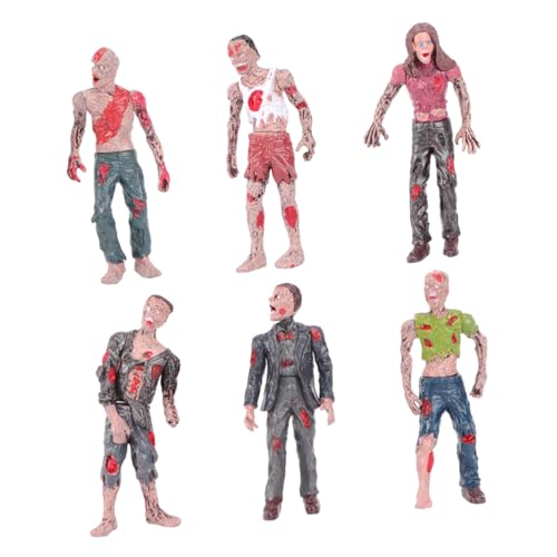 Kisangel Simulierte Mini Zombie Figur Halloween Deko Beweglich Realistisch für Gruselige Party Requisiten April Fools Prank Kisangel Simulierte Mini Zombie Figur Halloween Deko Beweglich Realistisch für Gruselige Party Requisiten April Fools Prank von Kisangel
