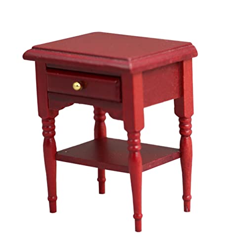 Kisangel Simulierter Nachttisch Nachttisch Nachttisch Möbel klein Miniatur puppenstubenzubehör mini nachttisch Dollhouse Accessory Mini-Nachttisch Nachttisch Ornament hölzern rot Kisangel Simulierter Nachttisch Nachttisch Nachttisch Möbel klein Miniatur puppenstubenzubehör mini nachttisch Dollhouse Accessory Mini-Nachttisch Nachttisch Ornament hölzern rot von Kisangel