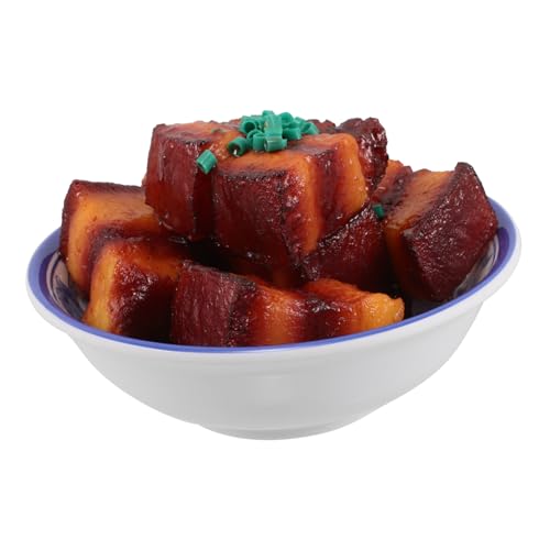 Kisangel Simuliertes Geschmortes Schweinefleisch Kunstfleisch Realistisches Obst Und Gemüse Künstliche Rote Äpfel Latioa Apfel Künstlicher Hot Pot Gewürz Hot Pot Suppe Hot von Kisangel
