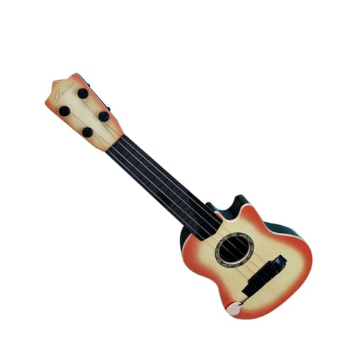 Kisangel Simuliertes Gitarrenspielzeug für Kunststoff Musikinstrument Modell Frühes Musikalisches Lernspielzeug Sicheres und Langlebiges Design für Musikinteressierte Kisangel Simuliertes Gitarrenspielzeug für Kunststoff Musikinstrument Modell Frühes Musikalisches Lernspielzeug Sicheres und Langlebiges Design für Musikinteressierte von Kisangel