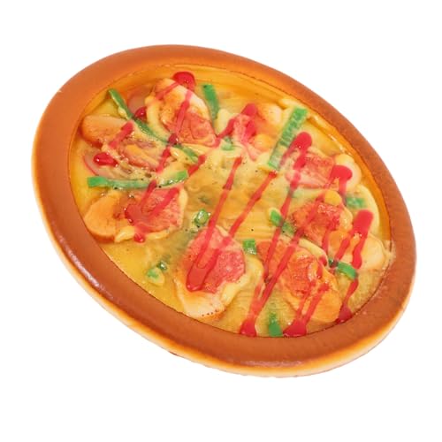 Kisangel Simuliertes Pizza Modell aus PU PVC Realistische Leichte Deko Fake Food für Kinderküche Restaurant Fotorequisite Hochzeit Party von Kisangel