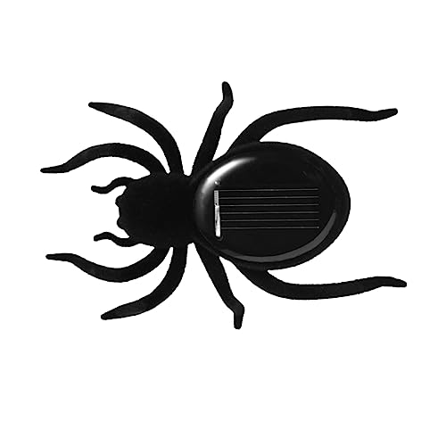 Kisangel Solarbetriebenes Spinnen für Kreatives Amorphes mit Realistischem Design für Halloween und Spaß im Freien Schwarz von Kisangel