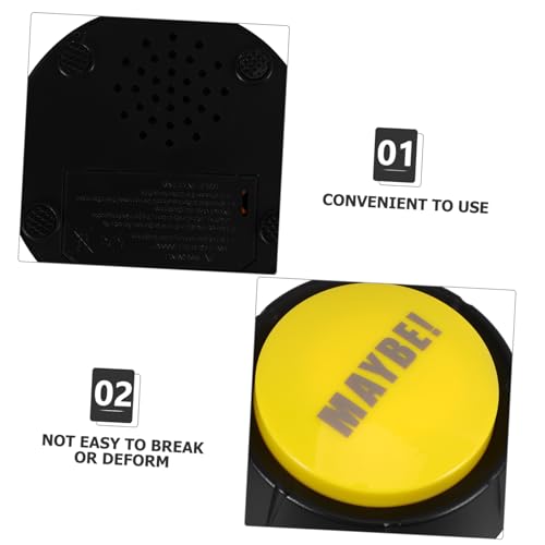 Kisangel Sound Button aus Robustem Abs Lustiger Streichknopf für Party Pranks und Spiele Zuverlässiger Elektronischer Knopf ohne Batterie für Freunde und Familienfeiern Kisangel Sound Button aus Robustem Abs Lustiger Streichknopf für Party Pranks und Spiele Zuverlässiger Elektronischer Knopf ohne Batterie für Freunde und Familienfeiern von Kisangel