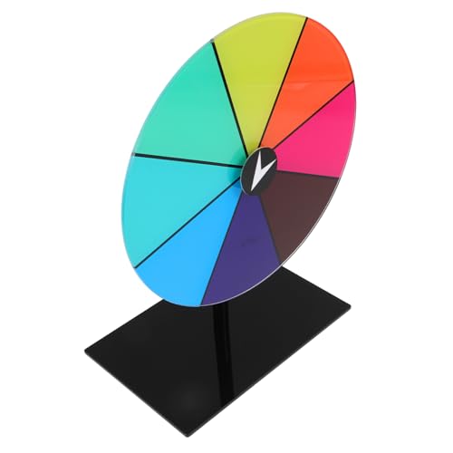 Kisangel Spiel Roulette Preise Für Spiele Rad Garten Party Zubehör Tabletop Party Spiele Spiel Rad Acryl von Kisangel
