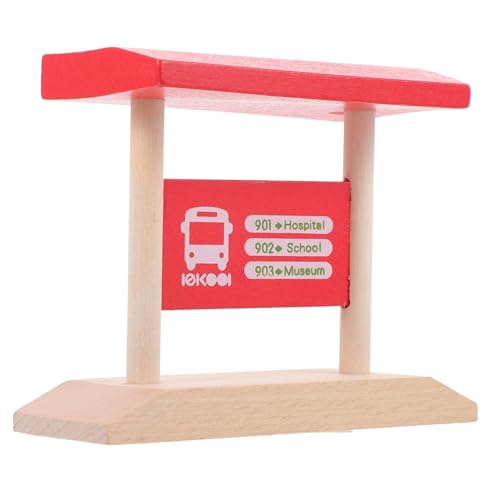 Kisangel Spielzeugeisenbahnen Zug Eisenbahn Spielzeugzug Simulationsbahnsteigmodell Simulationsstation-plattformspielzeug Kinderpädagogische Spielzeuge Bahngleis Hölzern von Kisangel