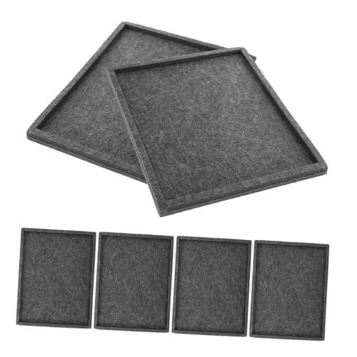 Kisangel Stapelbare Puzzle Sortier Tabletts aus Filz Teiliges für Einfache Aufbewahrung und Organisation von Puzzlestücken Wiederverwendbar und Tragbar für Puzzle von Kisangel