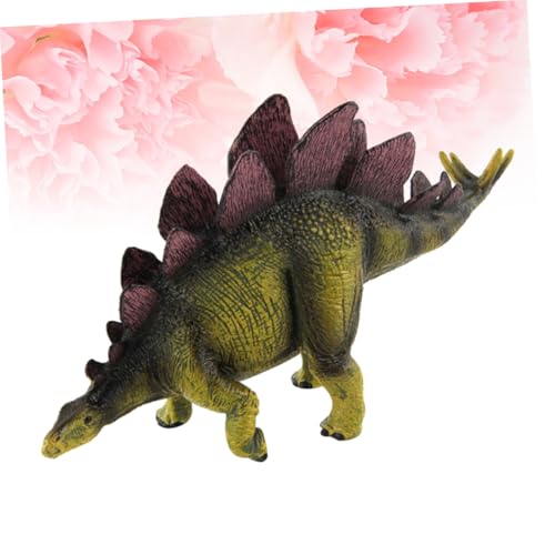 Kisangel Stegosaurus Dinosaurier Figur Kunststoff Langlebig Realistisch Stehend Desktop Ornament für Ab Jahren Zimmerdekoration Modell von Kisangel