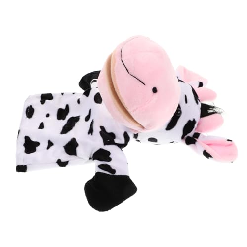 Kisangel Stofftier-handpuppe Marionette Süße Bauernhoftierpuppe Handpuppe Kuh Handpuppe Mit Nutztieren Handpuppen Für Babys Tierische Geschichtenerzählpuppe Karikatur Plüsch von Kisangel
