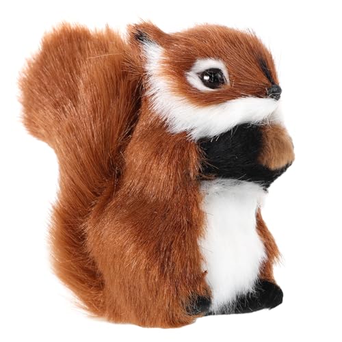 Kisangel Dekorative Eichhörnchen Figur Plüsch Tier Eichhörnchen Ornament Gefüllte Plüsch Spielzeug Realistische Tier Decor Kisangel Dekorative Eichhörnchen Figur Plüsch Tier Eichhörnchen Ornament Gefüllte Plüsch Spielzeug Realistische Tier Decor von Kisangel