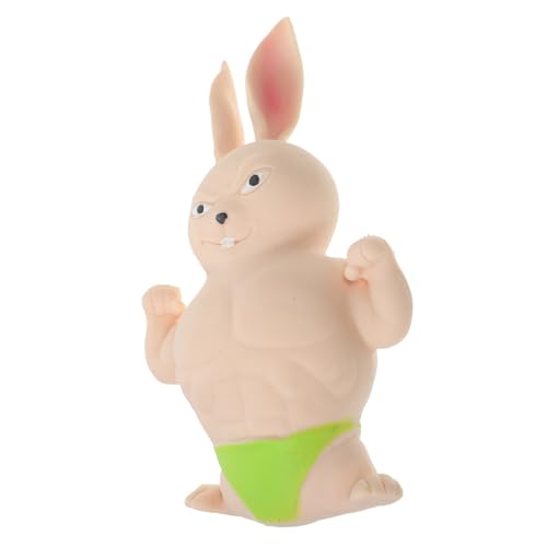 Kisangel Stressabbau Muskelhase Elastisches Quetschspielzeug Lustige Zappelhilfe Fidget Toy Partydeko Geschenk für Freunde und Familie von Kisangel