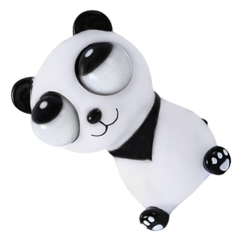 Kisangel Stretchiges Panda Squeeze Stressabbauer Cartoon Fidget Toy für Flexibles Niedliches Druckabbau und Entspannungsspielzeug für Autistische und Ängstliche Personen von Kisangel