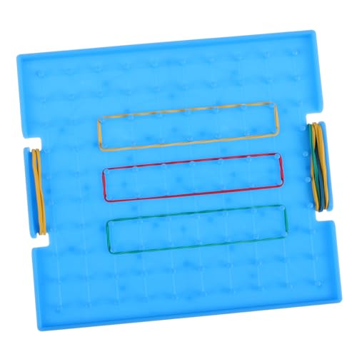 Kisangel Studenten-Pinnwand Wandorganizer fürs Büro Mathematikartikel Aktivitätsspielzeug für Kleinkinder weißes Steckbrett Programmieren für Schreibtisch-Wand-Organizer Plastik Blue von Kisangel