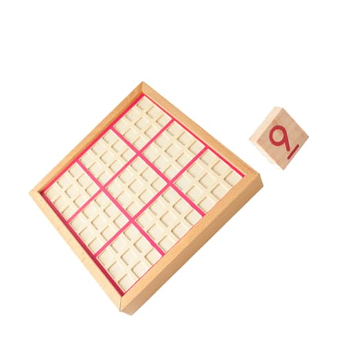 Kisangel Sudoku Neun Grid Toys Pädagogisches Brettspiel Kinderbrettspiel Kinderspiel Schach Brettspiel Rosa von Kisangel