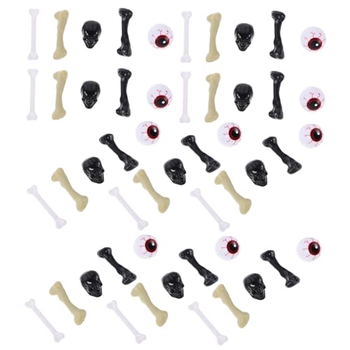 Kisangel Teiliges Halloween Deko Realistischen Kunststoff-Augen und Schädelknochen Gruselige Halloween Requisiten für Party Trick-Treat und Bastel-Dekoration Vielseitig für Innen Kisangel Teiliges Halloween Deko Realistischen Kunststoff-Augen und Schädelknochen Gruselige Halloween Requisiten für Party Trick-Treat und Bastel-Dekoration Vielseitig für Innen von Kisangel