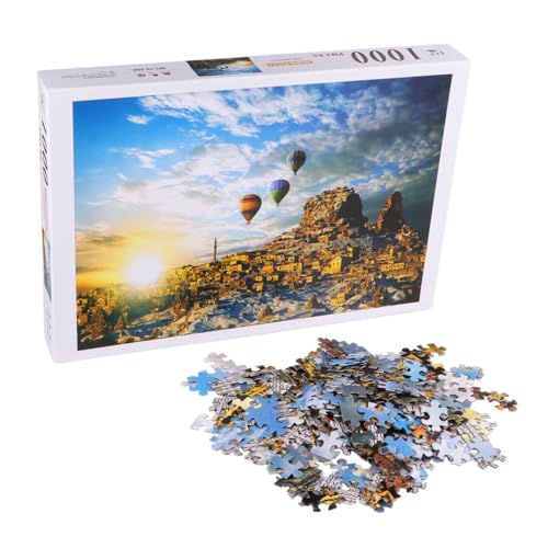 Kisangel Teiliges Heißluftballon papierpuzzle Bunt Pädagogisch Präzise Geschnitten Langlebig Kreative Freizeit für Erwachsene und Familie Kisangel Teiliges Heißluftballon papierpuzzle Bunt Pädagogisch Präzise Geschnitten Langlebig Kreative Freizeit für Erwachsene und Familie von Kisangel