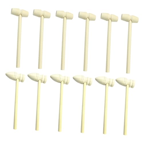 Kisangel Teiliges Holz Mini Hämmer Holzhammer für Meeresfrüchte Krabbenmallet Kreatives DIY Holzspielzeug Robust und Sicher für Handwerk Kisangel Teiliges Holz Mini Hämmer Holzhammer für Meeresfrüchte Krabbenmallet Kreatives DIY Holzspielzeug Robust und Sicher für Handwerk von Kisangel