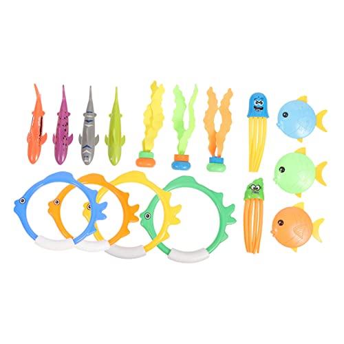 Kisangel Teiliges Poolspielzeug Bunte Unterwasser Tauchspielzeuge mit Tauchringen und Stäben Sicher und Schadstofffrei für Kleinkinder Jahre Fördert Spielerisches Schwimmen und Tauchen Kisangel Teiliges Poolspielzeug Bunte Unterwasser Tauchspielzeuge mit Tauchringen und Stäben Sicher und Schadstofffrei für Kleinkinder Jahre Fördert Spielerisches Schwimmen und Tauchen von Kisangel