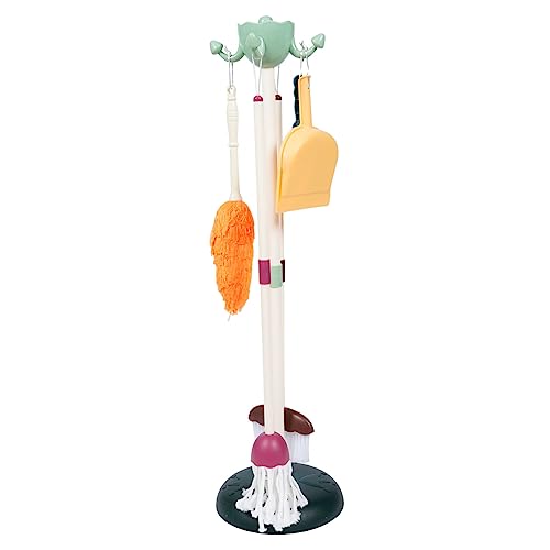 Kisangel Teiliges Putzset mit Mop Besen und Kehrschaufel Abnehmbar und Leicht Buntes Reinigungs für Kleinkinder Sicher und Kindgerecht für Fantasievolles Rollenspiel Zuhause von Kisangel