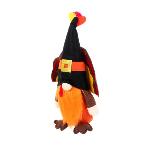 Kisangel Thanksgiving Dekofigur Gnom Kuschelpuppe Herbstdeko Stofftier für Sofa Party Wohnzimmer Geschenkidee von Kisangel