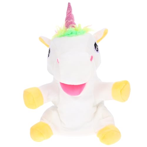 Kisangel Tierische Marionette Handpuppe Zum Geschichtenerzählen Einhorn Geschichtenerzählende Einhorn-handpuppe Realistisches Handspielzeug Weiß Stoff Kisangel Tierische Marionette Handpuppe Zum Geschichtenerzählen Einhorn Geschichtenerzählende Einhorn-handpuppe Realistisches Handspielzeug Weiß Stoff von Kisangel
