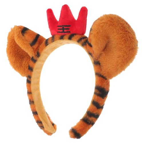Kisangel Tierisches Tigerohren Stirnband für Damen Niedliches Rutschfestes Haarband mit Kleinen Tigerohren für Partys Festivals und Alltag Verspieltes Accessoire für Stilbewusste Frauen von Kisangel