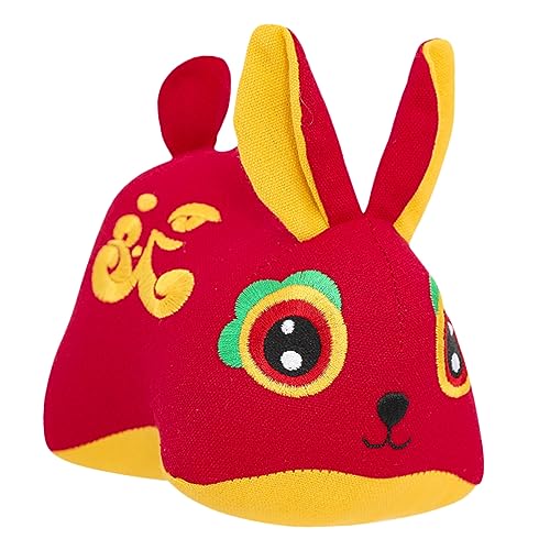Kisangel Tierkreiskaninchenpuppe Plüsch klein Kuscheltier Weiches für Hasenspielzeug Kinderspielzeug bequemes Hasenspielzeug Zimmer Stofftier Kawaii Stofftier rot Kisangel Tierkreiskaninchenpuppe Plüsch klein Kuscheltier Weiches für Hasenspielzeug Kinderspielzeug bequemes Hasenspielzeug Zimmer Stofftier Kawaii Stofftier rot von Kisangel