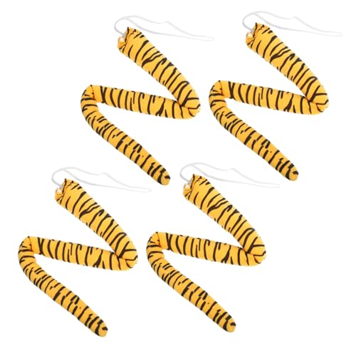 Kisangel Tiger Tail Kostüm Accessoire aus Weichem Plüsch Langer Leichter Tierkostüm für Halloween Bühnenauftritte und Kostümpartys von Kisangel