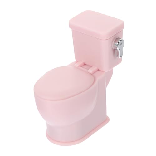 Kisangel Toilette Für Puppenhaus Realistisches Badezimmerzubehör Dekorative Mini Badezimmermöbel Für Puppen Und Kreative Bastelprojekte von Kisangel
