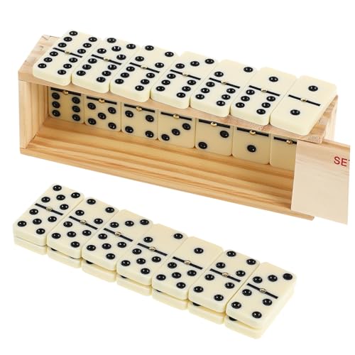 Kisangel Traditionelles Domino Set aus Hochwertigen Spielsteinen mit Box Brettspiel für Familien Reisen und Soziale Events Kreativität und Kisangel Traditionelles Domino Set aus Hochwertigen Spielsteinen mit Box Brettspiel für Familien Reisen und Soziale Events Kreativität und von Kisangel