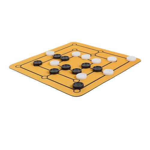 Kisangel Traditionelles Nine Mens Morris Brettspiel Tragbar für Familienfeiern Gesellschaftsspiel zur Stärkung von Beziehungen Fördert Strategisches und Unterhaltung Kisangel Traditionelles Nine Mens Morris Brettspiel Tragbar für Familienfeiern Gesellschaftsspiel zur Stärkung von Beziehungen Fördert Strategisches und Unterhaltung von Kisangel