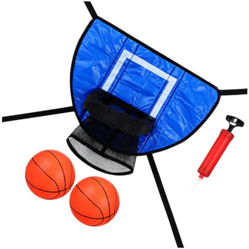 Kisangel Trampolin Basketballkorb mit Pump und Bällen Wasserdichtes Basketballziel für Einfach Montierbar Sicheres Rückbrett Fördert Hand Auge Koordination und Teamfähigkeit für Drinnen und Kisangel Trampolin Basketballkorb mit Pump und Bällen Wasserdichtes Basketballziel für Einfach Montierbar Sicheres Rückbrett Fördert Hand Auge Koordination und Teamfähigkeit für Drinnen und von Kisangel