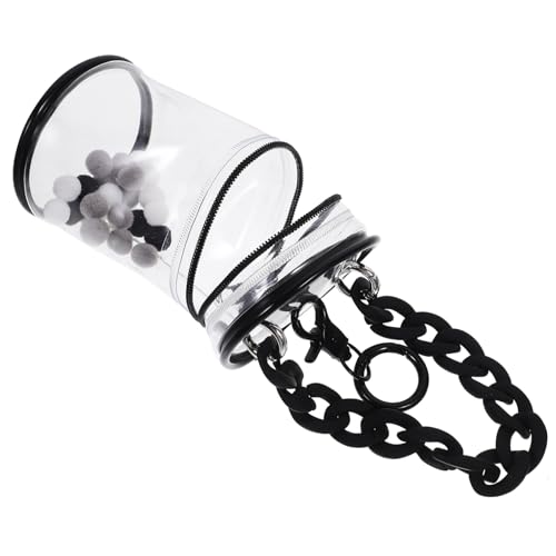 Kisangel Transparente PVC Puppe Tragetasche mit Reißverschluss Leichte Robuste Aufbewahrungstasche für Puppenzubehör Tragbar mit Kette Staubdichtes Design für Reisen und Alltag Kisangel Transparente PVC Puppe Tragetasche mit Reißverschluss Leichte Robuste Aufbewahrungstasche für Puppenzubehör Tragbar mit Kette Staubdichtes Design für Reisen und Alltag von Kisangel