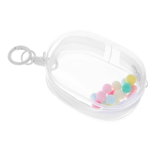 Kisangel Transparente PVC Puppentasche mit Schlüsselanhänger und Quaste Doppelt Zipper Runde Mini Aufbewahrungstasche für Sammelpuppen und Display Tragbar für Puppensammler Unterwegs Kisangel Transparente PVC Puppentasche mit Schlüsselanhänger und Quaste Doppelt Zipper Runde Mini Aufbewahrungstasche für Sammelpuppen und Display Tragbar für Puppensammler Unterwegs von Kisangel