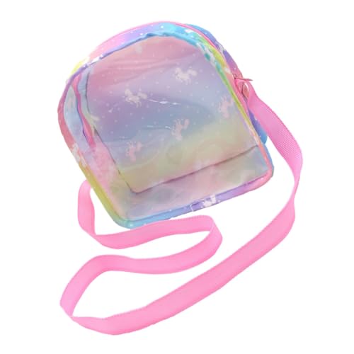 Kisangel Transparente Puppen Accessoires Aufbewahrungstasche mit Verstellbarem Trageband Kleine Reisetasche für Puppenfläschchen und Handliche Organizer Tasche Kisangel Transparente Puppen Accessoires Aufbewahrungstasche mit Verstellbarem Trageband Kleine Reisetasche für Puppenfläschchen und Handliche Organizer Tasche von Kisangel