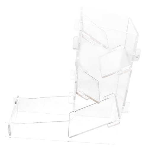 Kisangel Transparenter Würfelturm aus Acryl für Brett Rollenspiele Langlebiger Würfelspender Dekoratives Spielzubehör für Spielabende und Faire Würfelwürfe von Kisangel