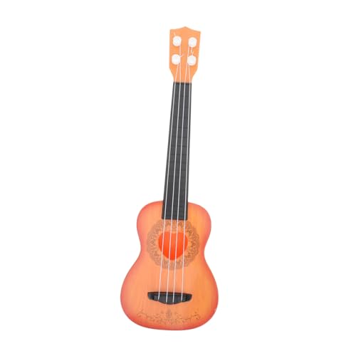 Kisangel Ukulele Vintage Holzoptik Robustes Material Pädagogisches Musikinstrument für Jungen Mädchen Realistische Saiten Einfach Zu für Frühes Musiklernen von Kisangel