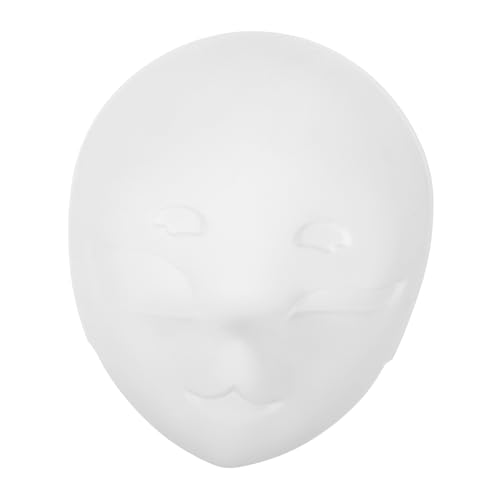 Kisangel Unbemalte PVC Fuchsmaske für Cosplay und Maskerade Diy Maske für Halloween und Festivals Passt für von Kisangel