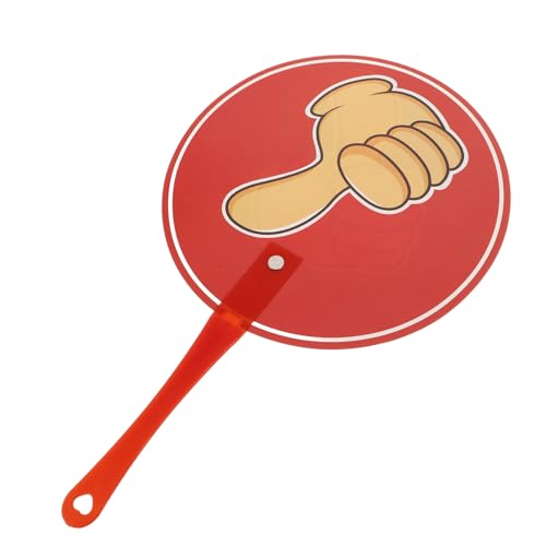 Kisangel Unterrichtsmaterialien schulsachen signale Handpaddel Wahlpaddel im Klassenzimmer Handheld-Stoppschild Auktionspaddel Stoppschild für Garage Plastik von Kisangel