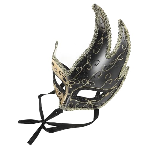 Kisangel Venezianische Halbgesichtsmaske für Karneval Cosplay und Halloween Elegante Leichte Maskerade Maske für Verschiedene Anlässe Komfortable Passform für Kopfgrößen für Partys und Kisangel Venezianische Halbgesichtsmaske für Karneval Cosplay und Halloween Elegante Leichte Maskerade Maske für Verschiedene Anlässe Komfortable Passform für Kopfgrößen für Partys und von Kisangel