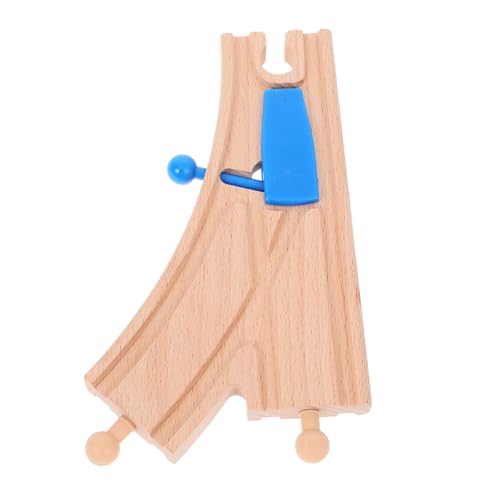 Kisangel Verfolgen Gleismodell Zug Zusammengebaute Bahnstrecke Gleiszubehör Bahngleis Eisenbahnstrecke Kinderspielzeug Verfolgen Das Holz von Kisangel