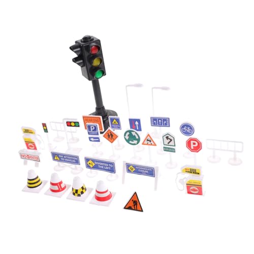 Kisangel Verkehrszeichen Spielset für Teiliges Lernspielzeug mit Verkehrssignalen Ampel und Realistischen Szenen Verkehrssicherheit und Interaktivem Kisangel Verkehrszeichen Spielset für Teiliges Lernspielzeug mit Verkehrssignalen Ampel und Realistischen Szenen Verkehrssicherheit und Interaktivem von Kisangel