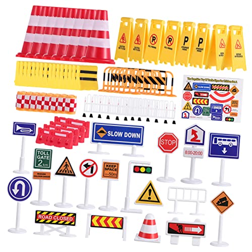 Kisangel Verkehrszeichen Spielzeugset Straßenverkehrsmodelle für Lernspielzeug zur Verkehrsbildung für Sandkasten und Unterricht Fördert Erkennen von Verkehrszeichen und Sicheren Kisangel Verkehrszeichen Spielzeugset Straßenverkehrsmodelle für Lernspielzeug zur Verkehrsbildung für Sandkasten und Unterricht Fördert Erkennen von Verkehrszeichen und Sicheren von Kisangel