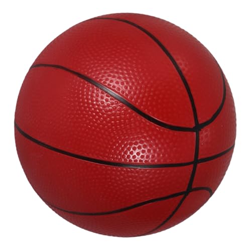 Kisangel Vinyl-Basketball Ballspielzeug Für Hüpfball Für Pädagogischer Springball Spielplatzball Leichter Sprungball Streichelball Für Zu Hause Kickball Flummi PVC Brown von Kisangel