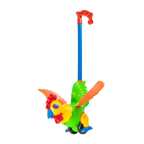 Kisangel Walker Cart Toy aus Sicherem Kunststoff mit Abnehmbarem Hahn Motiv Fördert Greifen Gehenlernen und Stabile Haltung für Kleinkinder Montessori Lauflernhilfe Farbe Zufällige Farbe von Kisangel