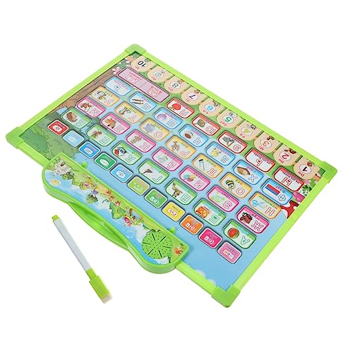 Kisangel Wandtafel zum Russischlernen Lernspielzeug Sound-Alphabet-Poster Lernaktivitäten zum Kleinkind Russisch Lernen Kleinkind -Lernplakate Alphabet- Lernen Babyspielzeug Abs von Kisangel