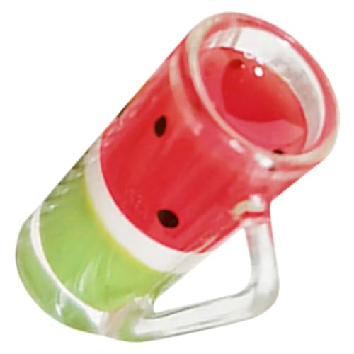 Kisangel Puppenflaschen Miniaturen Mini Mini Wassermelonensaft Getränke von Kisangel